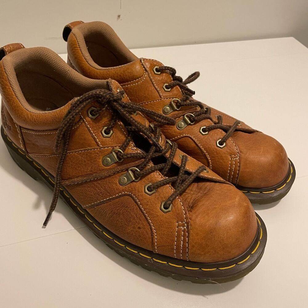 Vintage Dr Martens Men's Size 12 Brown Leather Finnegan Style Boots